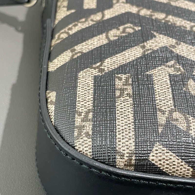 Gucci 蜜蜂公文包電腦公事包 手提包肩背包 肩帶可拆卸-15