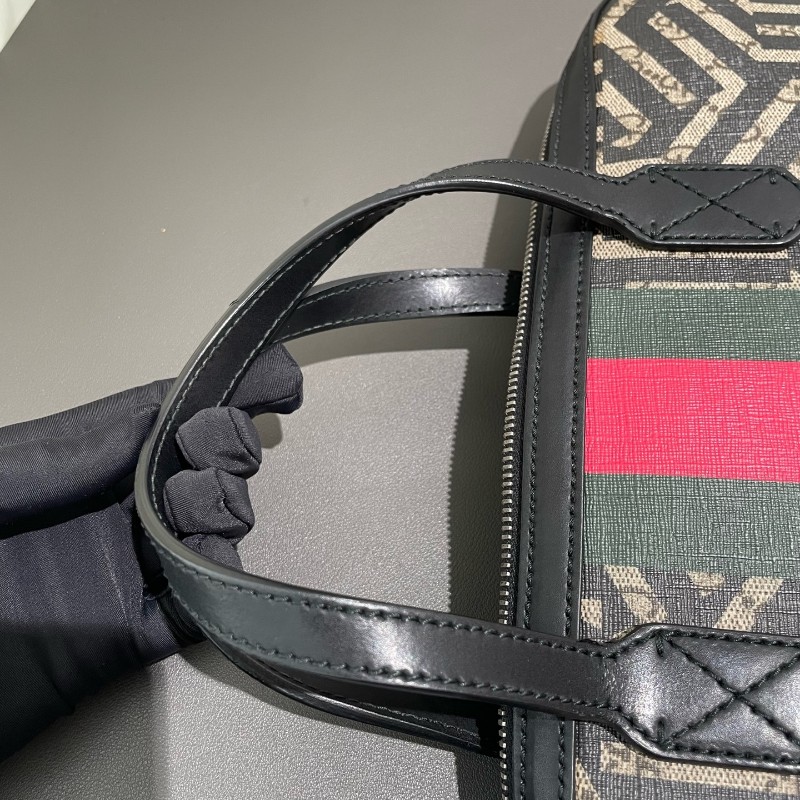 Gucci 蜜蜂公文包電腦公事包 手提包肩背包 肩帶可拆卸-21