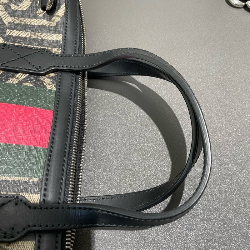 Gucci 蜜蜂公文包電腦公事包 手提包肩背包 肩帶可拆卸-22