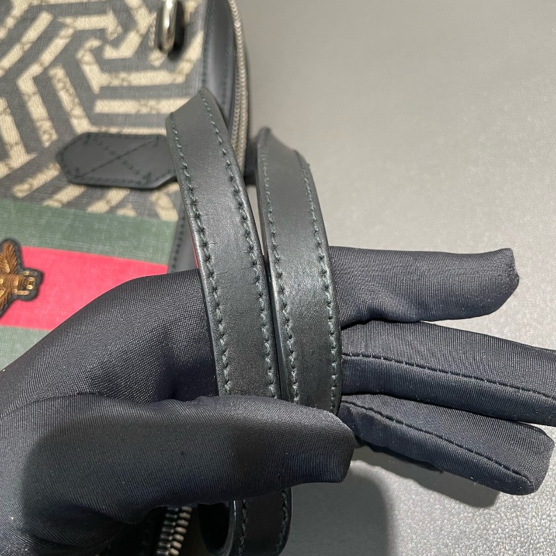 Gucci 蜜蜂公文包電腦公事包 手提包肩背包 肩帶可拆卸-23