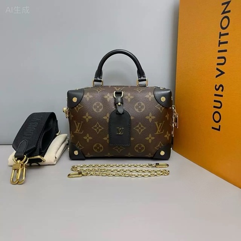 新款芯片款！Louis Vuitton LV Petite Malle Souple 八角軟盒子
