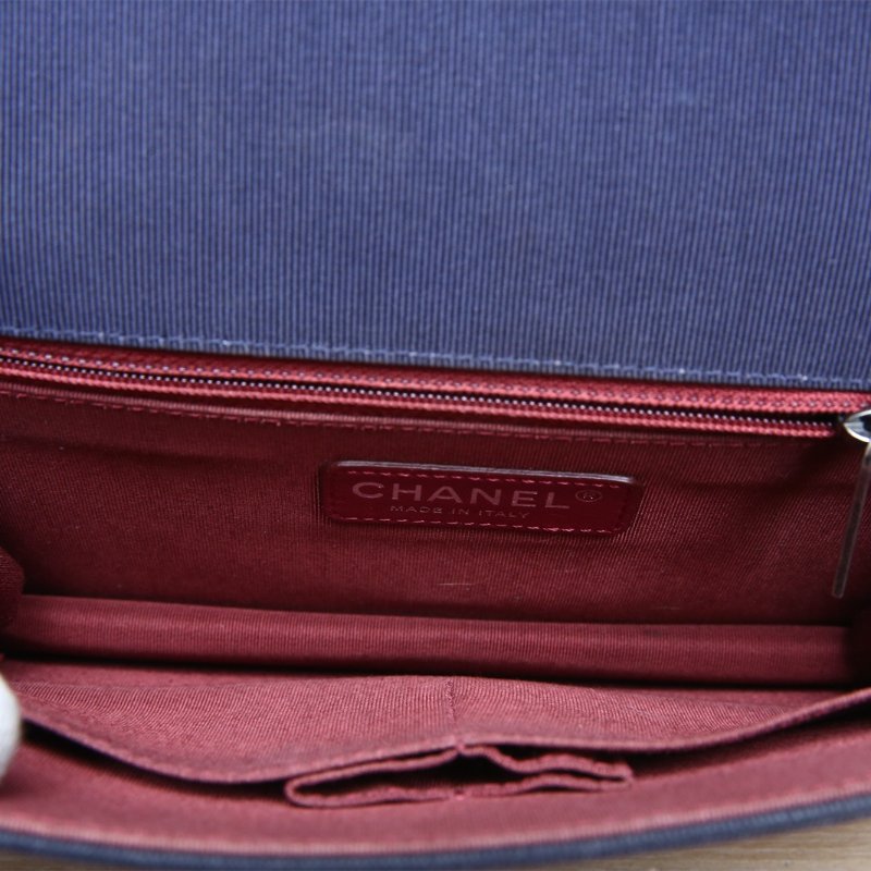 CHANEL 中古金色窗花耳夾肩背包-3