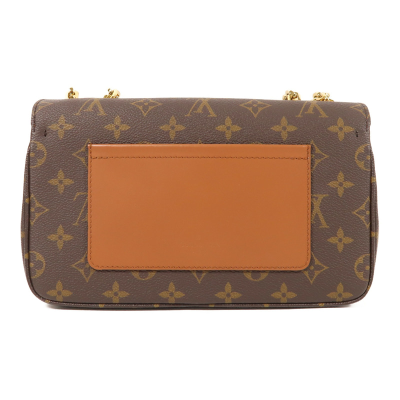 LOUIS VUITTON Monogram Marceau金扣鏈帶肩背袋棕色-1