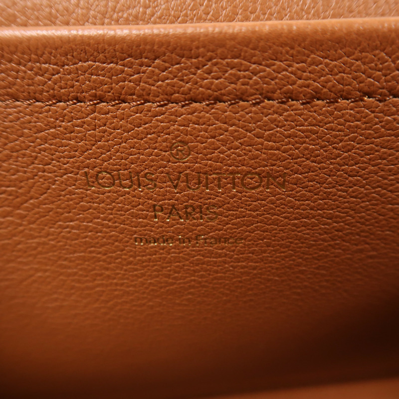 LOUIS VUITTON Monogram Marceau金扣鏈帶肩背袋棕色-5