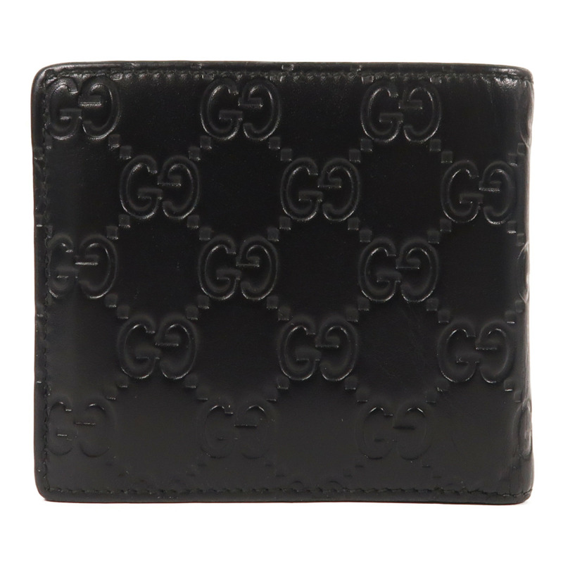 GUCCI 牛皮皮革Signature Wallet錢包-1