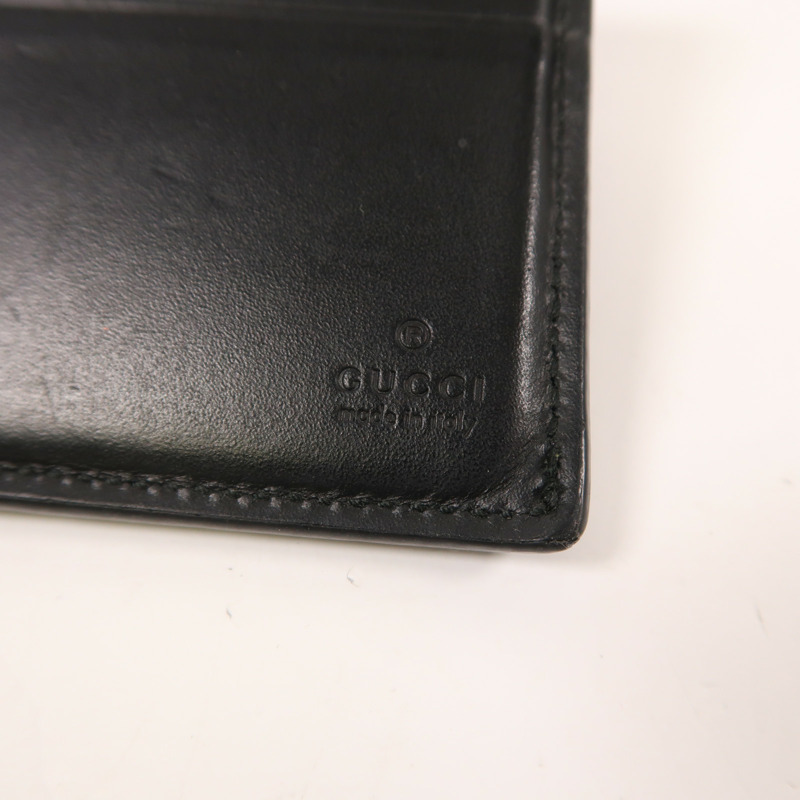 GUCCI 牛皮皮革Signature Wallet錢包-6