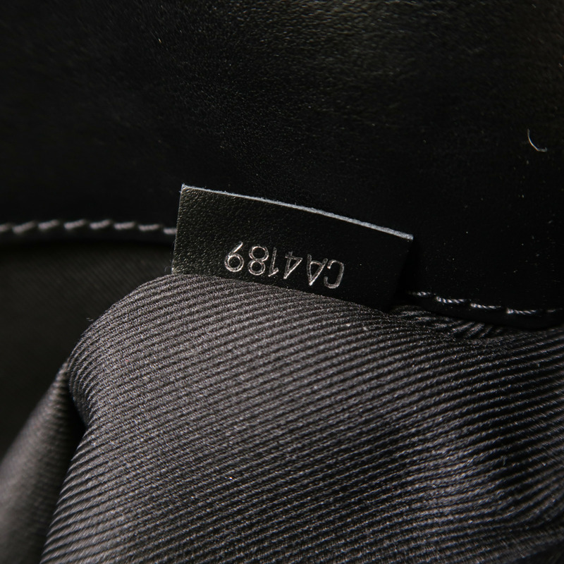 LOUIS VUITTON Damier Graphite Trocadero Messenger MM銀扣肩背袋-7