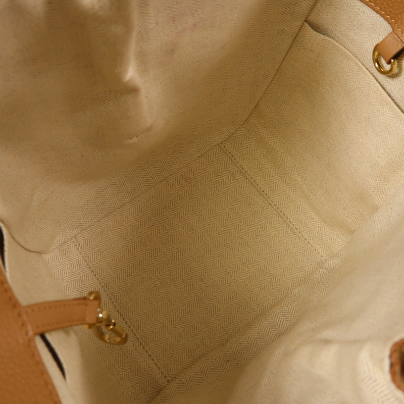 LOEWE 牛皮皮革Compact Hammock Bag金扣手挽肩背兩用袋-4