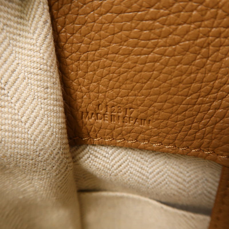 LOEWE 牛皮皮革Compact Hammock Bag金扣手挽肩背兩用袋-6