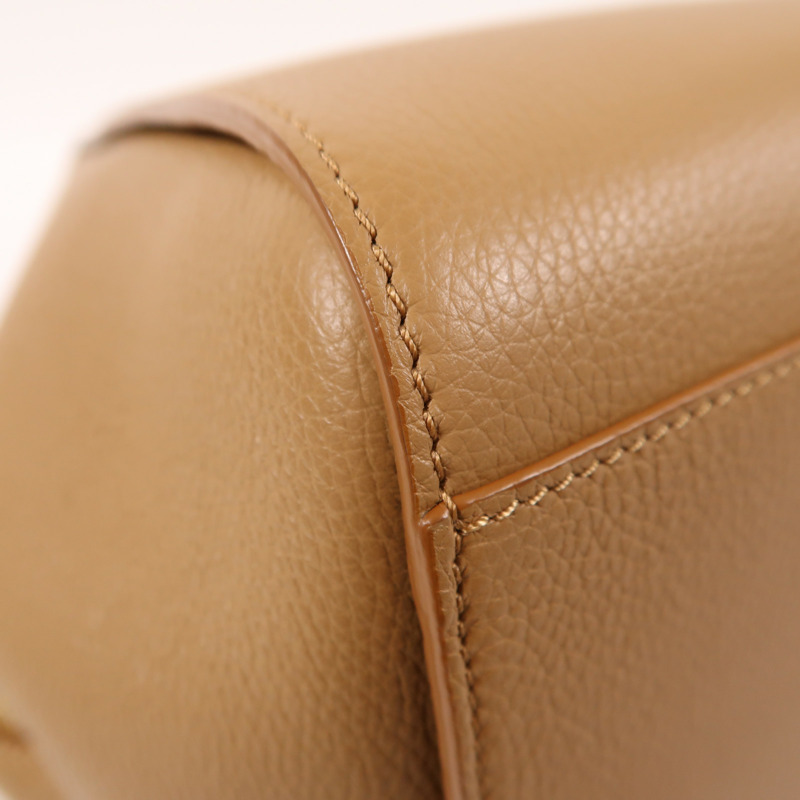 LOEWE 牛皮皮革Compact Hammock Bag金扣手挽肩背兩用袋-10