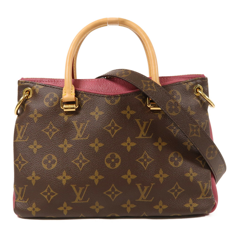 LOUIS VUITTON Monogram Pallas BB金扣手挽肩背兩用袋-0