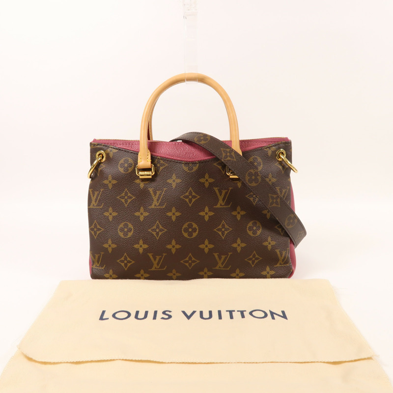 LOUIS VUITTON Monogram Pallas BB金扣手挽肩背兩用袋-8