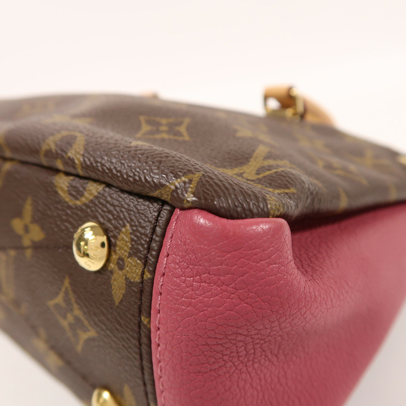 LOUIS VUITTON Monogram Pallas BB金扣手挽肩背兩用袋-9