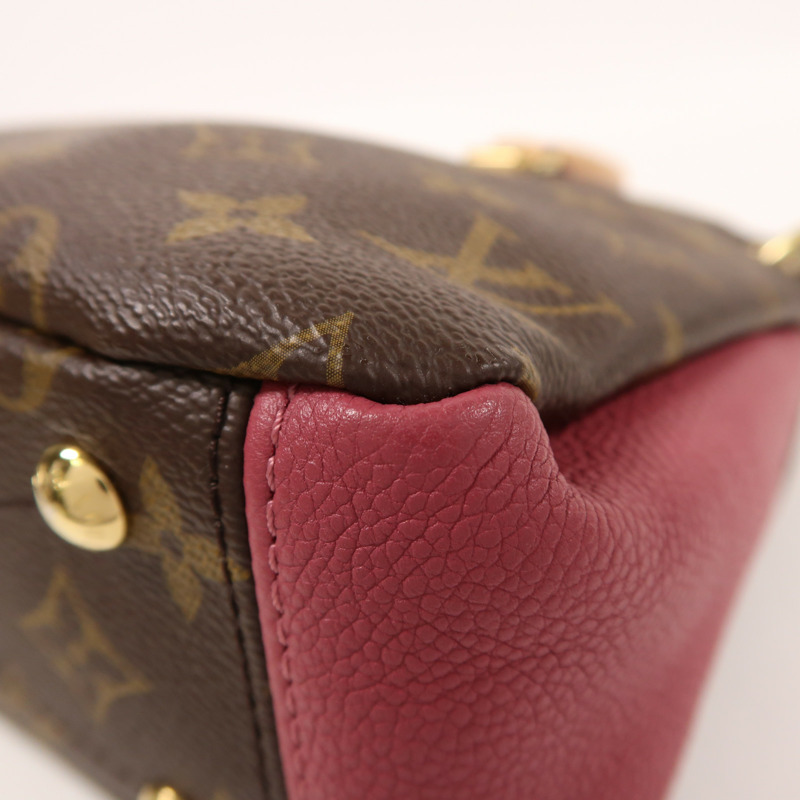 LOUIS VUITTON Monogram Pallas BB金扣手挽肩背兩用袋-11