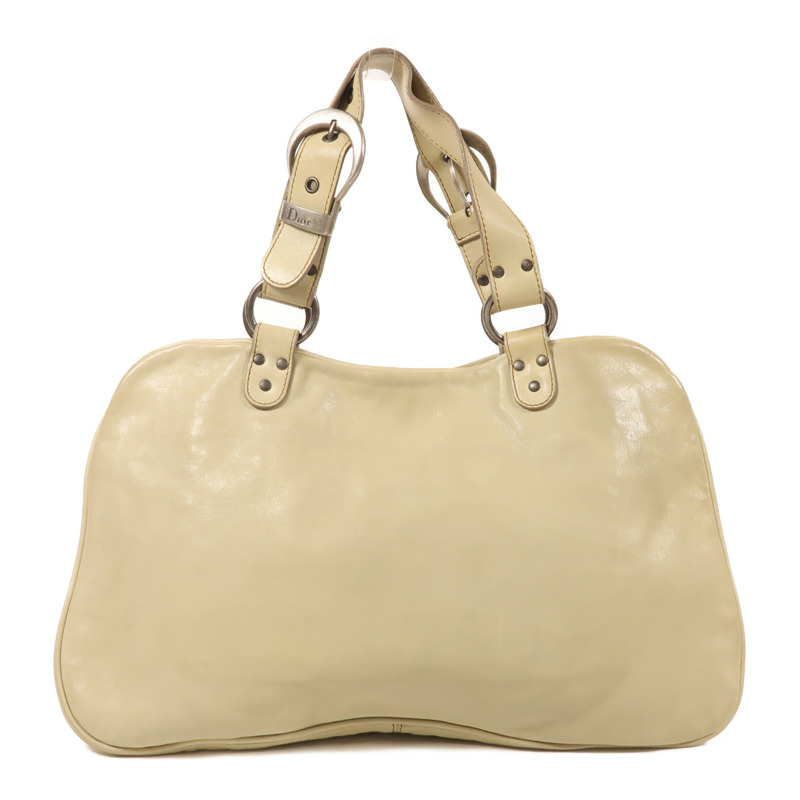 Dior 牛皮皮革Gaucho銀扣手挽袋-1