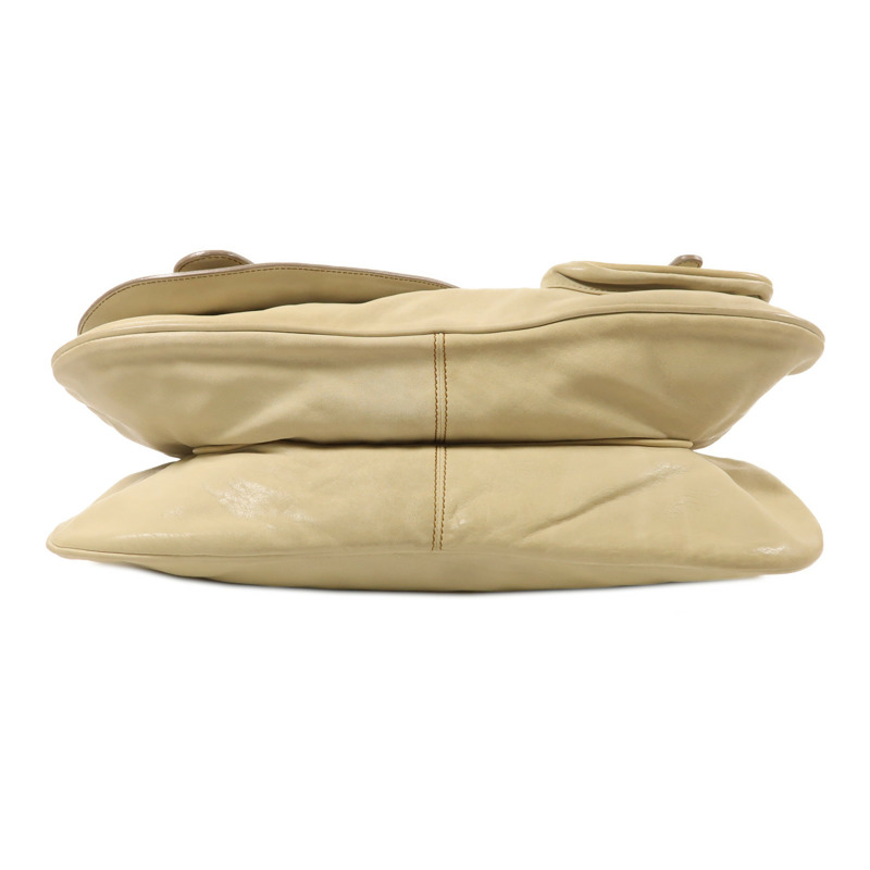 Dior 牛皮皮革Gaucho銀扣手挽袋-3