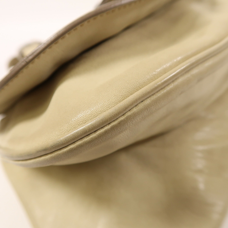 Dior 牛皮皮革Gaucho銀扣手挽袋-12