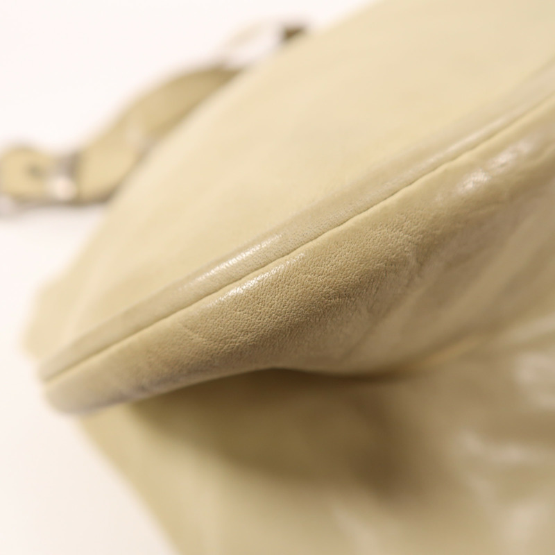 Dior 牛皮皮革Gaucho銀扣手挽袋-14