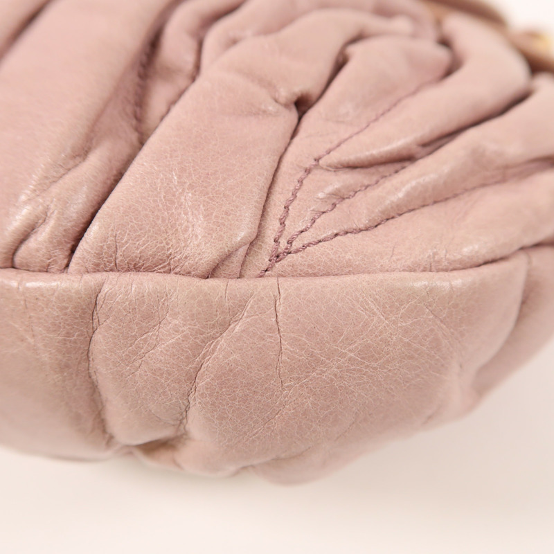 Miu Miu 牛皮皮革Matelasse Coffer金扣手挽肩背兩用袋-10