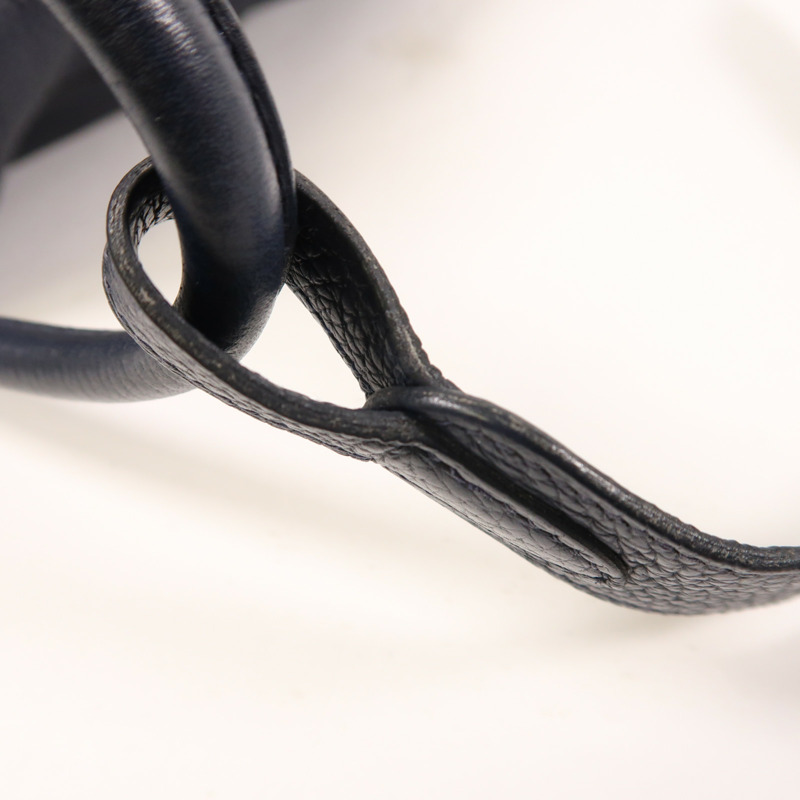 HERMES 皮革Lindy 30手挽肩背兩用袋Blue Nuit-14