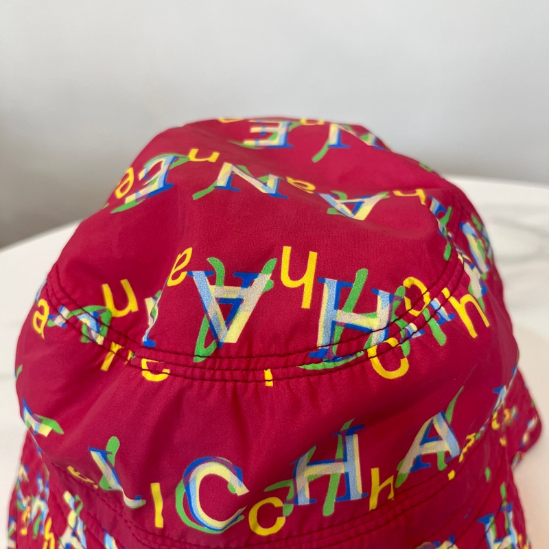 chanel桃色滿版漁夫帽M-2