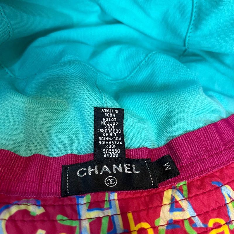 chanel桃色滿版漁夫帽M-4