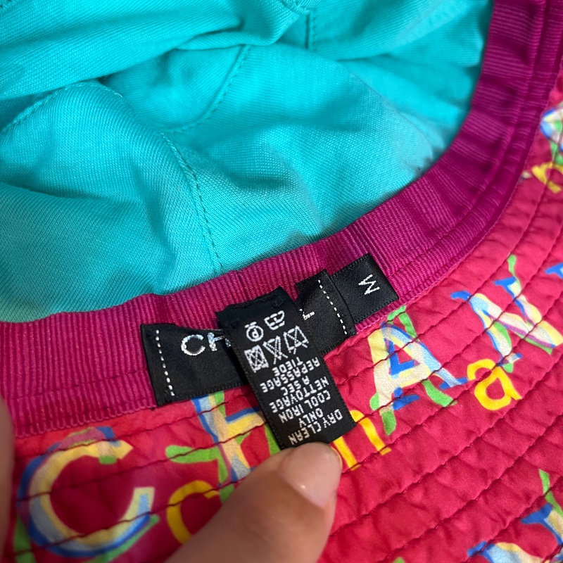 chanel桃色滿版漁夫帽M-5