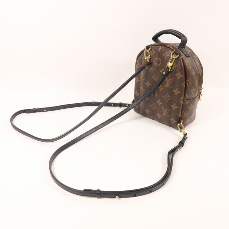 LOUIS VUITTON Monogram Palm Springs Mini金扣背包-6