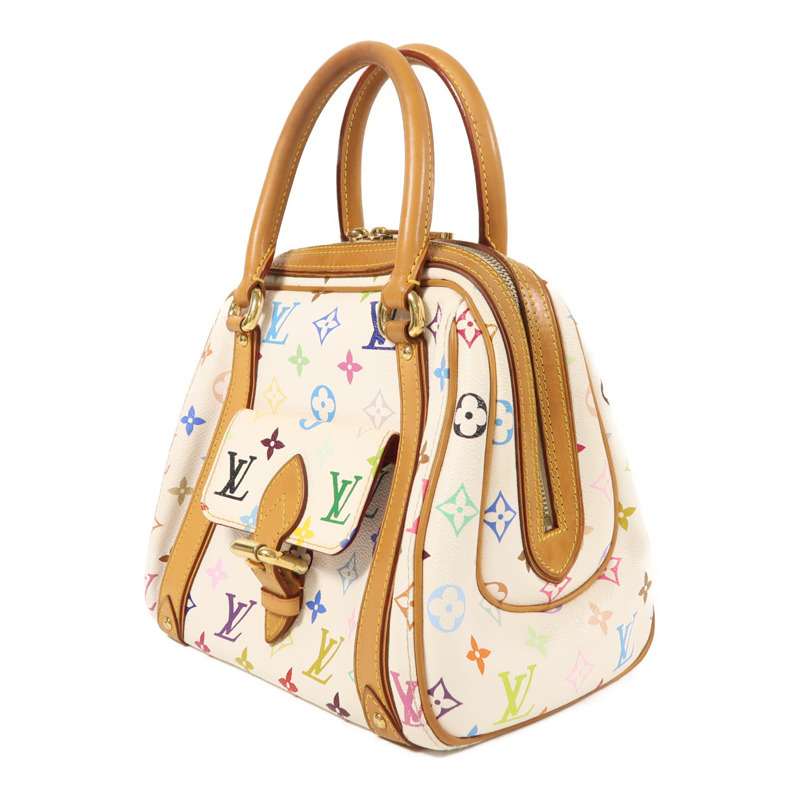 LOUIS VUITTON Monogram Multicolore Priscilla金扣手挽袋-2