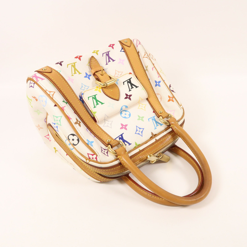LOUIS VUITTON Monogram Multicolore Priscilla金扣手挽袋-7