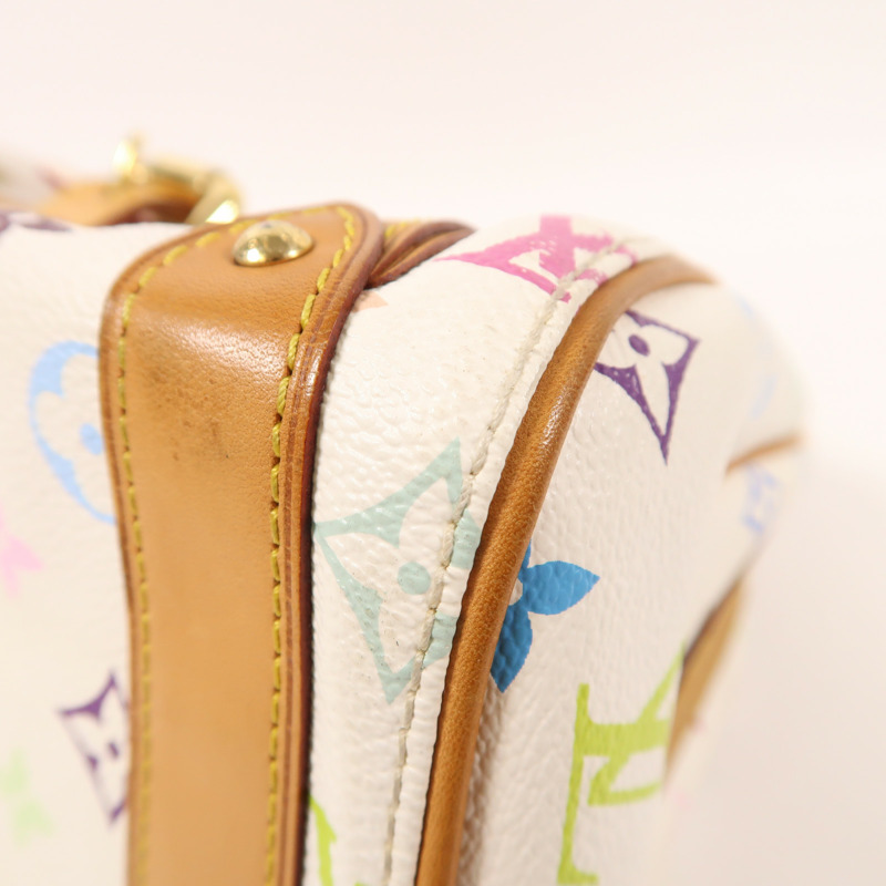 LOUIS VUITTON Monogram Multicolore Priscilla金扣手挽袋-9