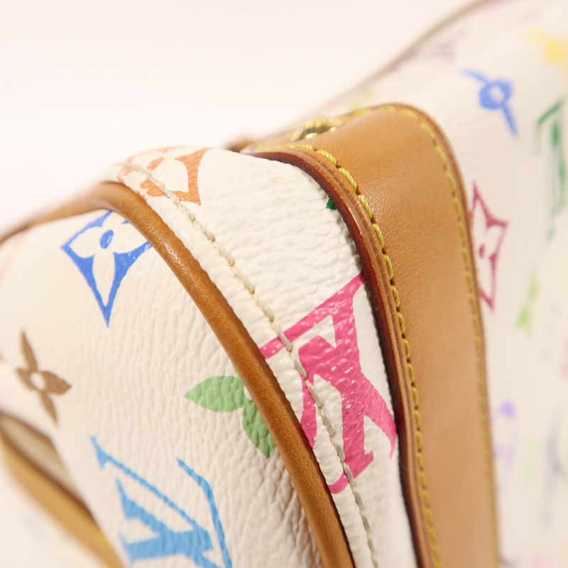 LOUIS VUITTON Monogram Multicolore Priscilla金扣手挽袋-12