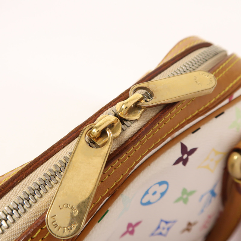 LOUIS VUITTON Monogram Multicolore Priscilla金扣手挽袋-14