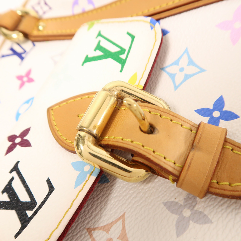 LOUIS VUITTON Monogram Multicolore Priscilla金扣手挽袋-15