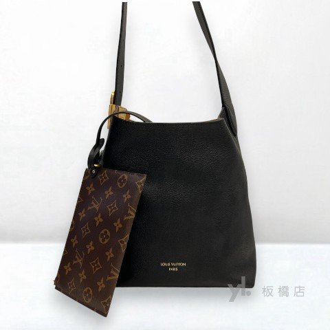 LV包包 黑色小牛皮Low Key Hobo PM水桶包 M25352-0