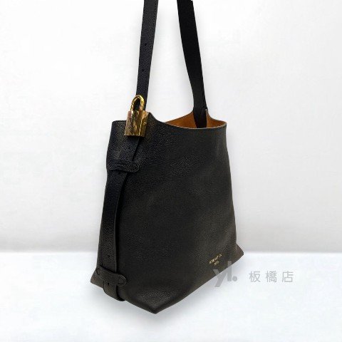 LV包包 黑色小牛皮Low Key Hobo PM水桶包 M25352-1