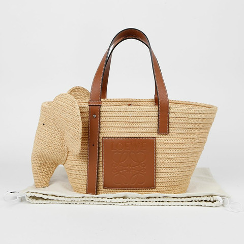 LOEWE 大象籃中號手提包