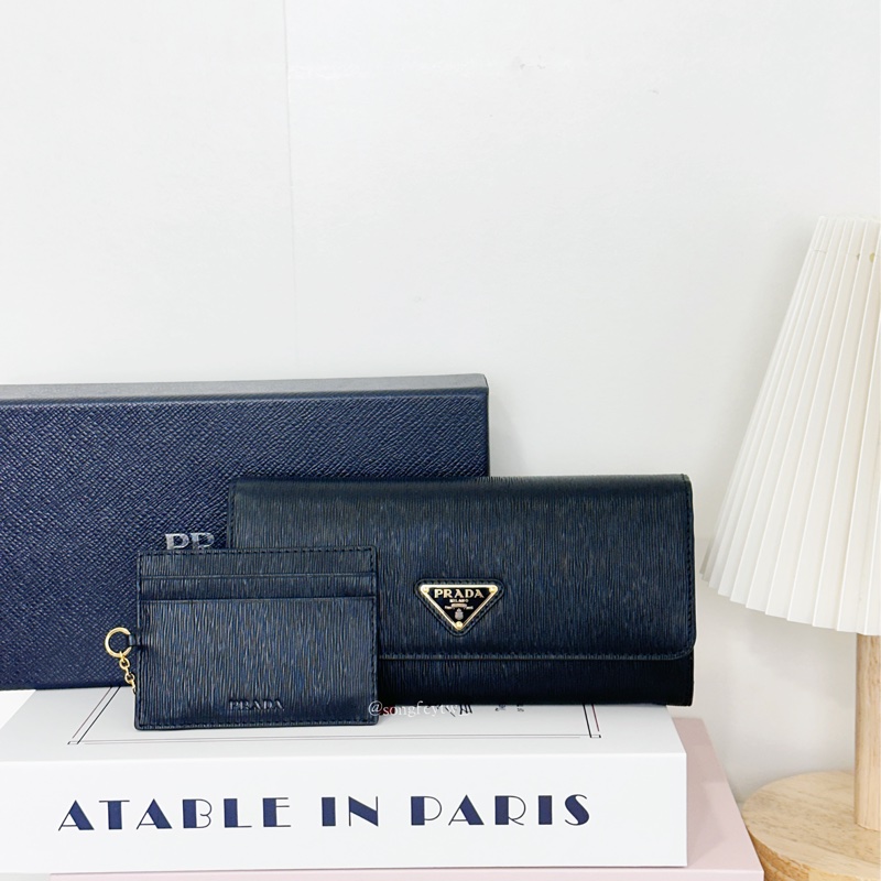 Prada 二合一 信封長夾-0
