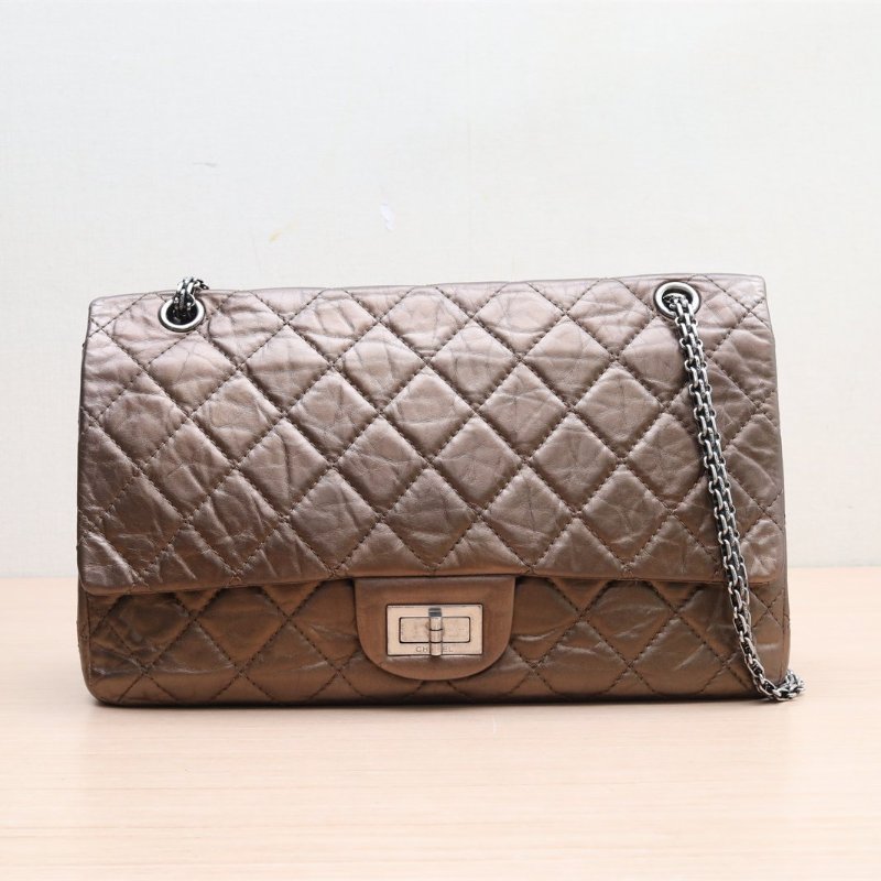 DIOR 中古愛心水鑽鎖骨鏈肩背包-1