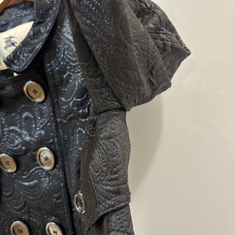【美收精品】BURBERRY 黑色大衣 4-139【隔月月中將轉賣至日本 上架期限30天】-3