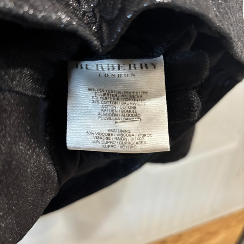 【美收精品】BURBERRY 黑色大衣 4-139【隔月月中將轉賣至日本 上架期限30天】-5