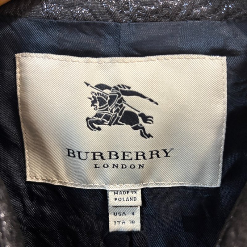 【美收精品】BURBERRY 黑色大衣 4-139【隔月月中將轉賣至日本 上架期限30天】-7