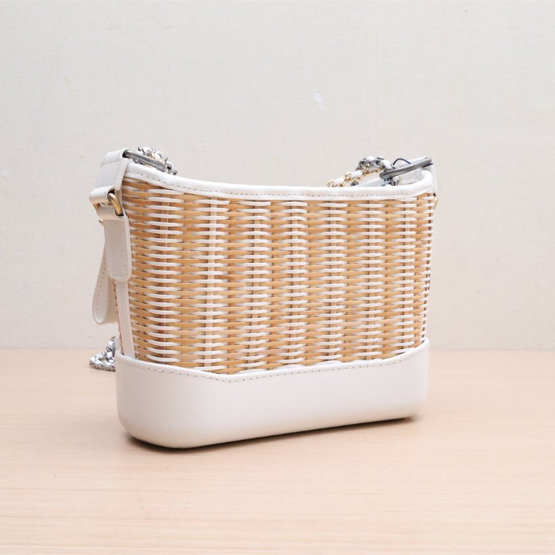 CHANEL 中古葡萄藤鈴鐺耳夾合金肩背包-4