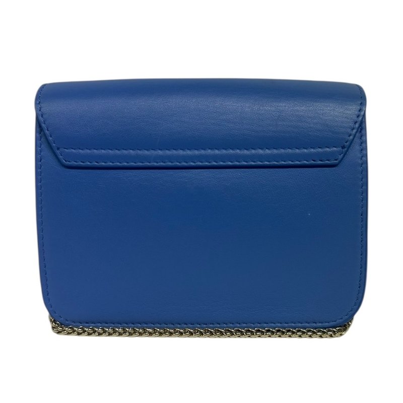 【美收精品】FURLA藍色彩虹肩背包 4-322-3