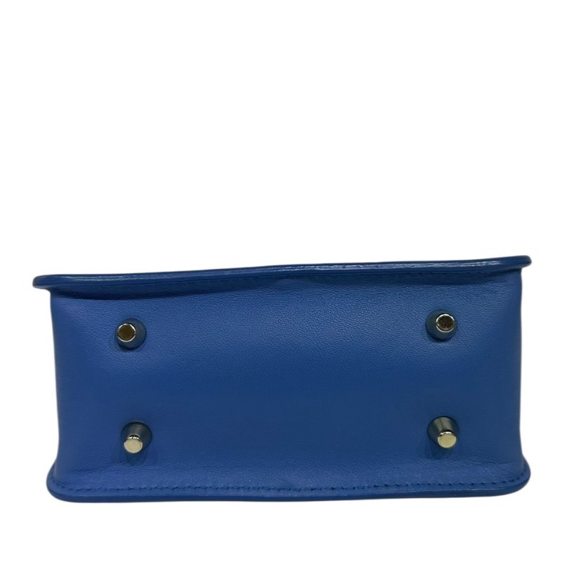 【美收精品】FURLA藍色彩虹肩背包 4-322-4