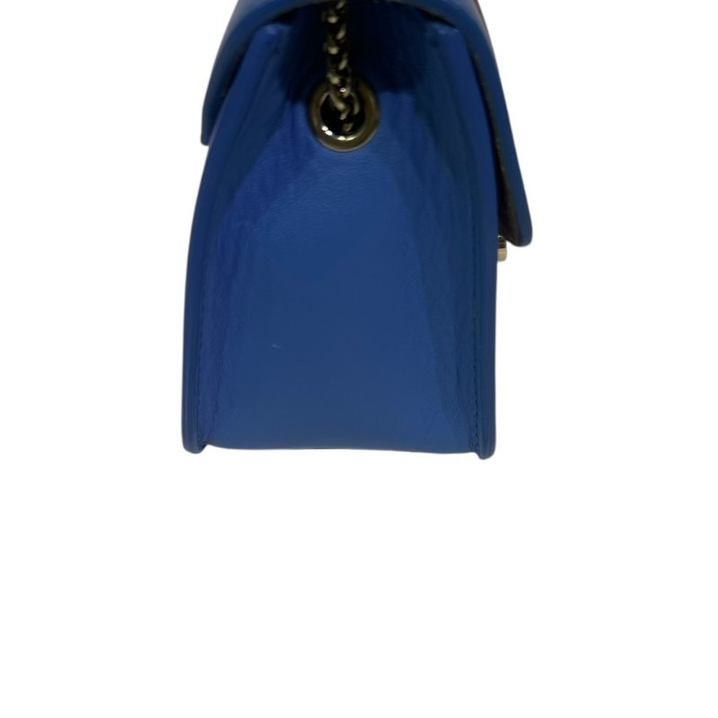 【美收精品】FURLA藍色彩虹肩背包 4-322-14