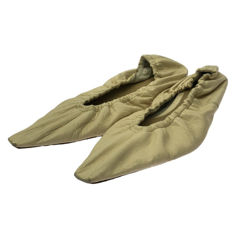 BOTTEGA VENETA 米色平底鞋 其他鞋款 皮革 米色 二手 女鞋