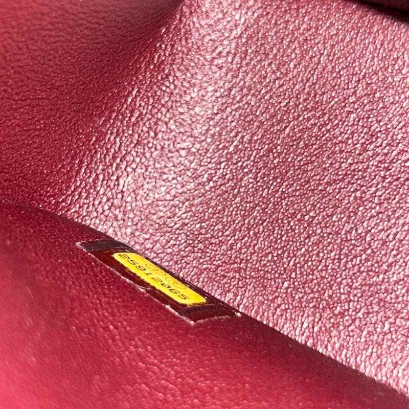 Chanel 中型經典雙翻蓋魚子醬粒面皮革肩背包-24