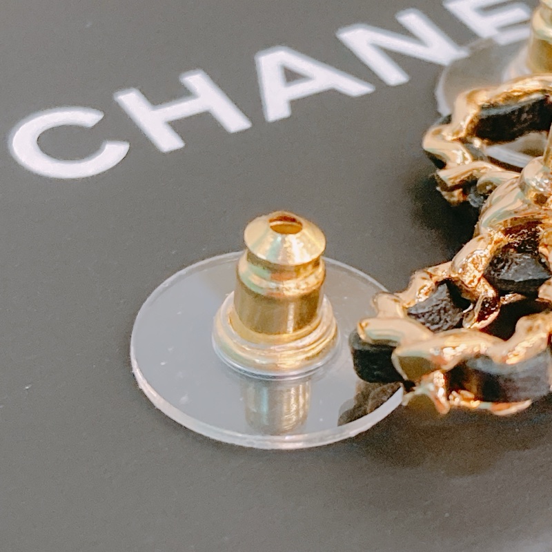 MS0367 CHANEL香奈兒蝴蝶結連CC字吊飾耳環 RIBBON WITH SMALL CC LOGO EARRINGS-7