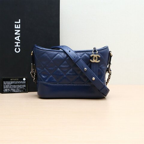 CHANEL 中古小鳥胸針合金大號肩背包